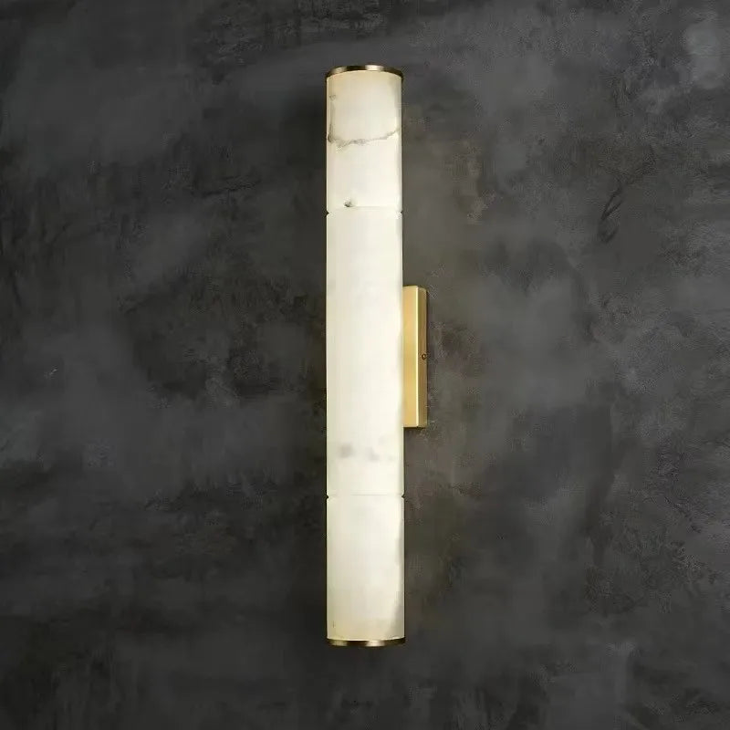 Copper Faux Marble Wall Sconce