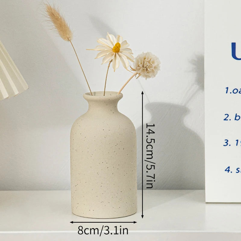 Retro Ceramic Dried Flower Vase