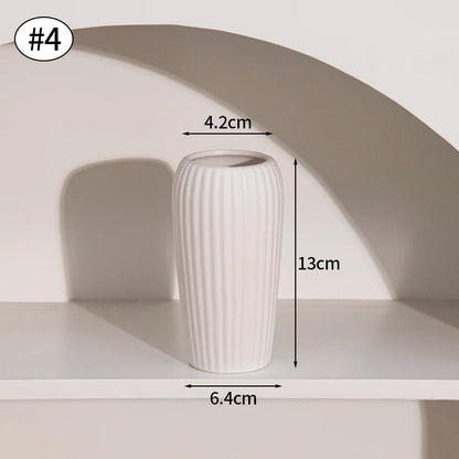 Nordic Retro Ceramic Flower Bottle
