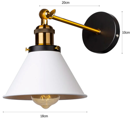 Vintage Industrial E27 Wall Sconce