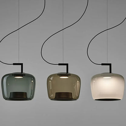 Matte glass double shade chandelier in the 44.2 centimetre size