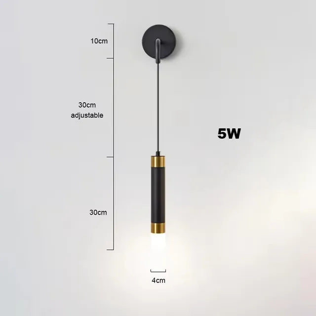 Nordic Iron Linear Wall Sconce