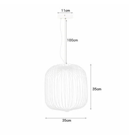 Spokes Birdcage Pendant Lamp
