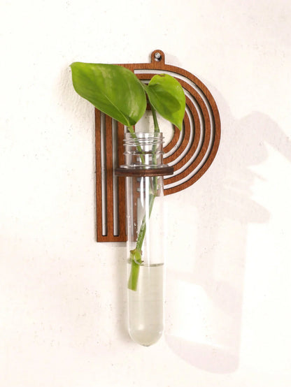 Propagation station wooden letter displayed on a bright windowsill with sunlight