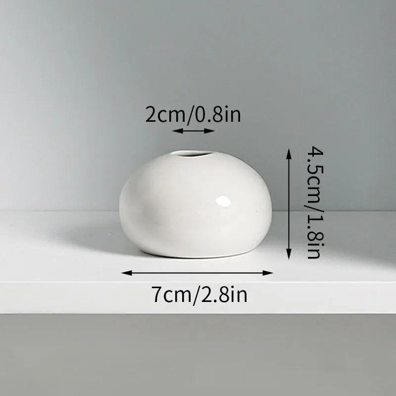 Nordic Ceramic Mini Vase Set