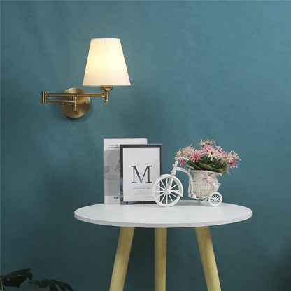 wall sconce, side profile showing mounting depth