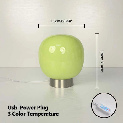 Three Mochi lamp colour variants cream pink white displayed side by side