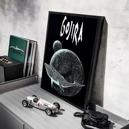 Gojira Metal Band Poster Canvas Wall Art Print