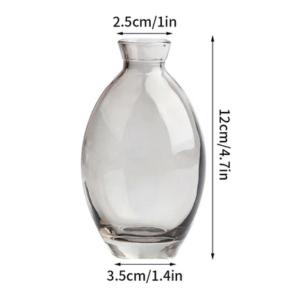 Brown Retro Glass Hydroponic Vase