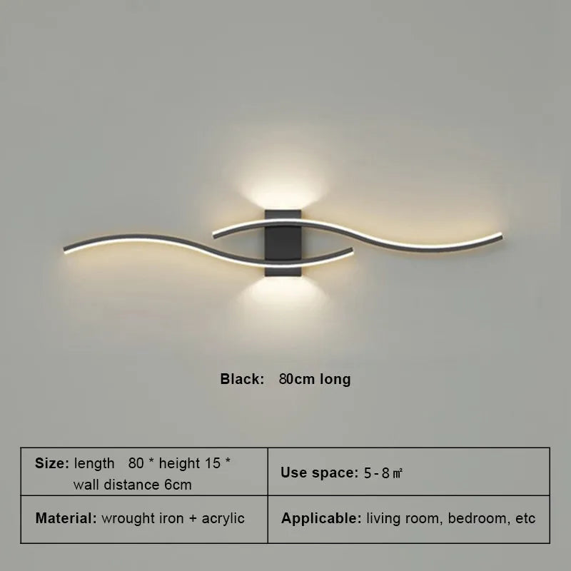 LED Long Strip TV Wall Sconce