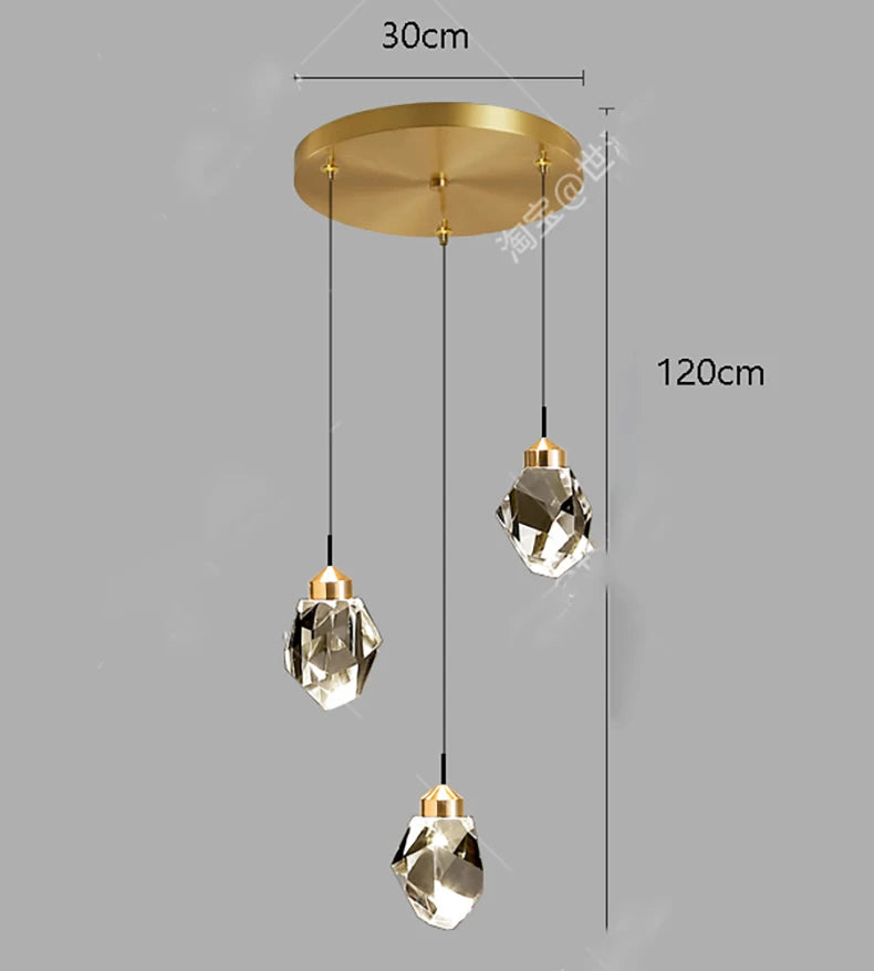 Iron framed crystal ring chandelier with its LED bulbs included