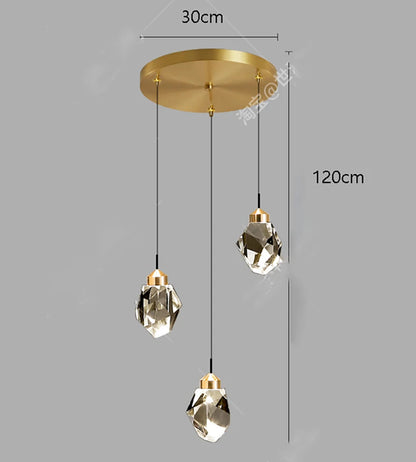 Iron framed crystal ring chandelier with its LED bulbs included