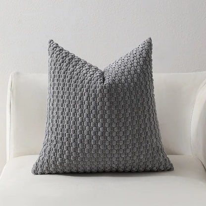Decorative Throw Pillow Cover — styling detail
