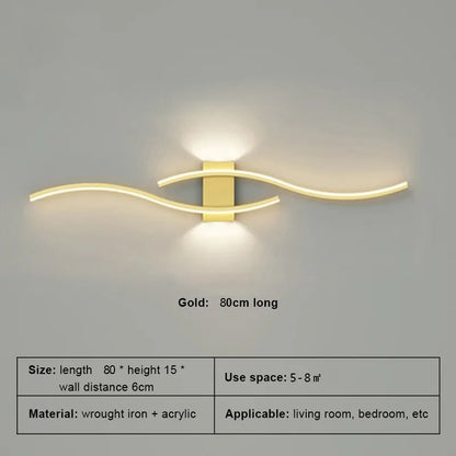 LED Long Strip TV Wall Sconce