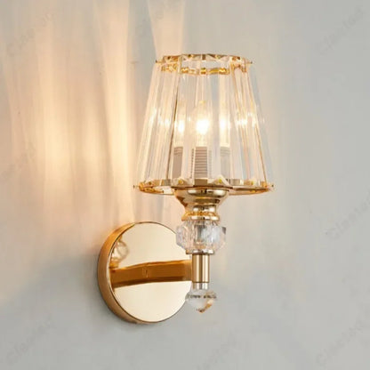 Crystal LED Bathroom Wall Sconce
