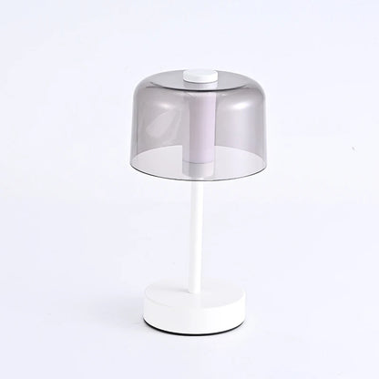 Transparent lamp side profile showing clean elegant silhouette