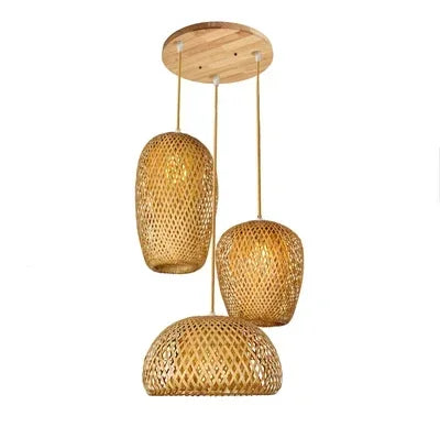 Bamboo Trio Pendant Set