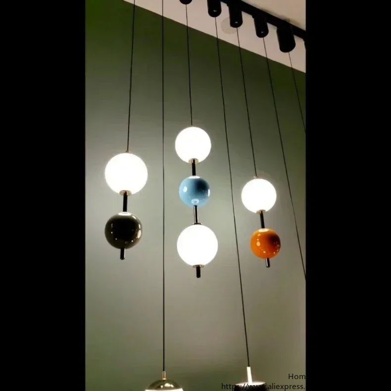 Plastic Bubble Cluster Pendant Light
