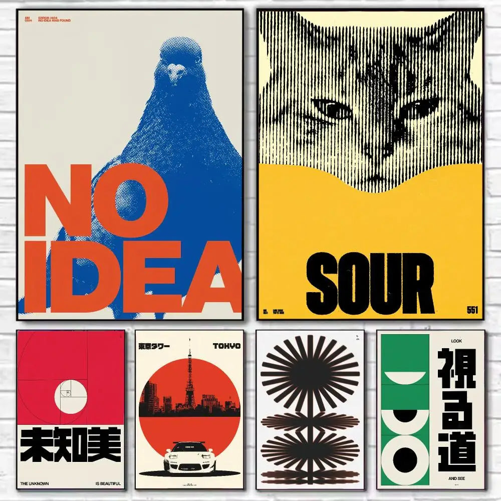Japandi Minimalist Abstract Brad Mead Canvas Wall Art