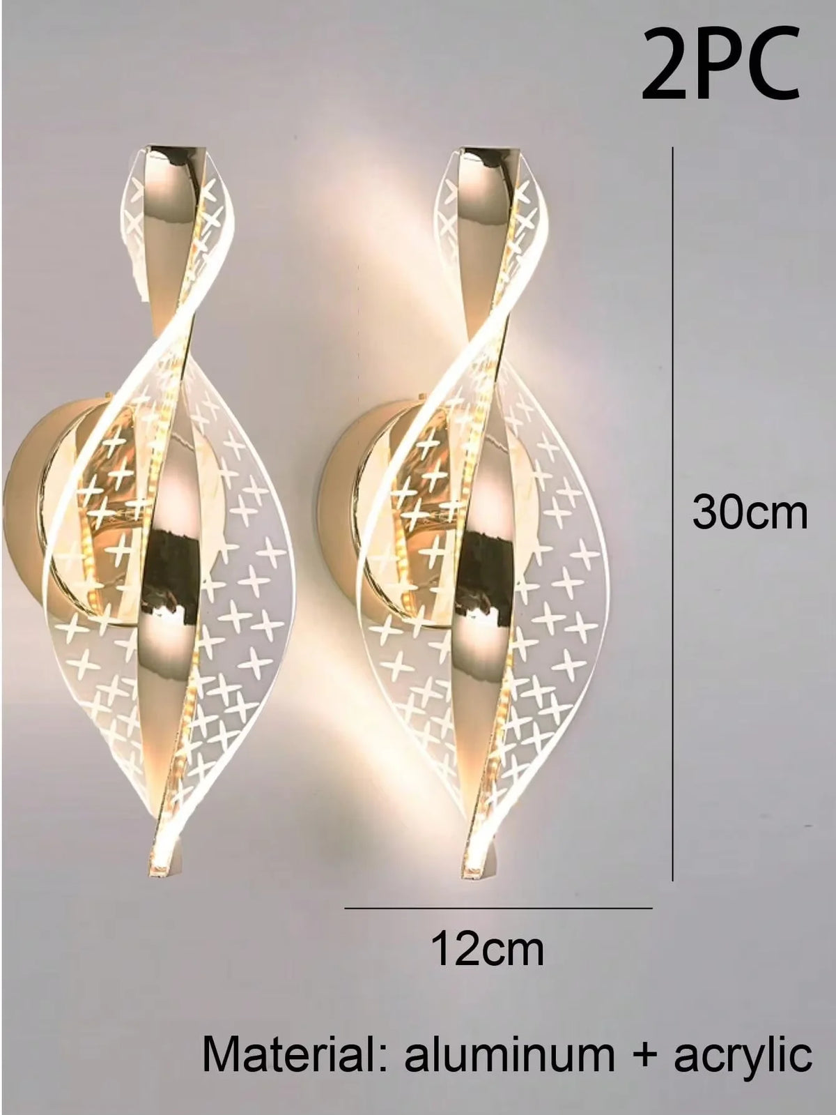 Modern Acrylic LED Outdoor Wall Sconce