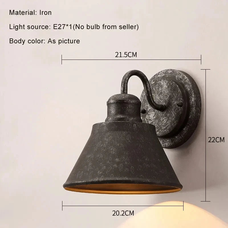 American Retro Loft Outdoor Wall Sconce
