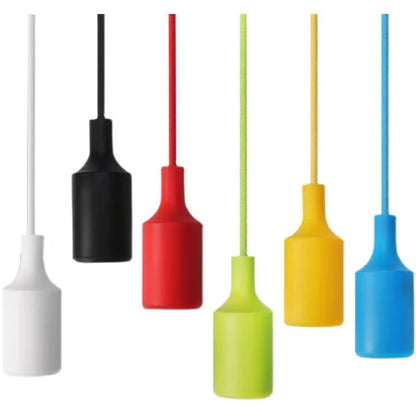 Colorful Silicone E27 Pendant
