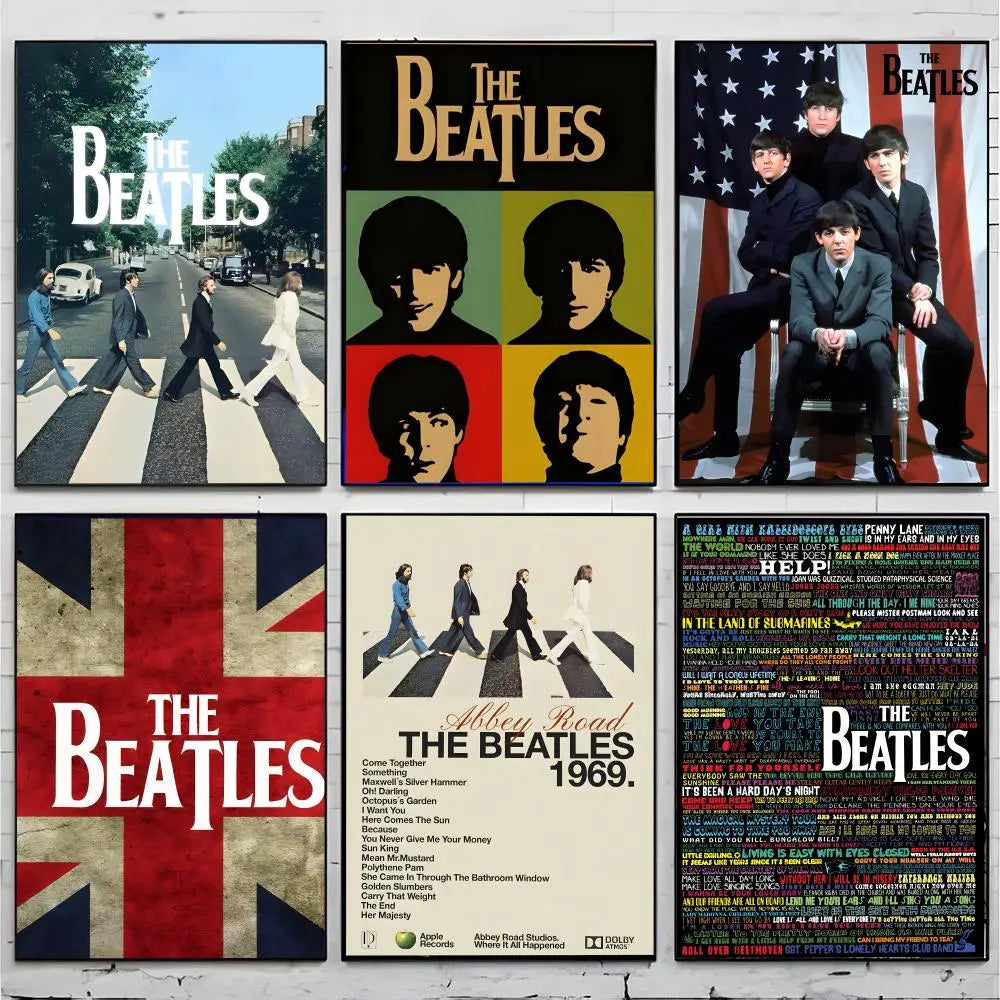 The Beatles Classic Rock Music Canvas Wall Art