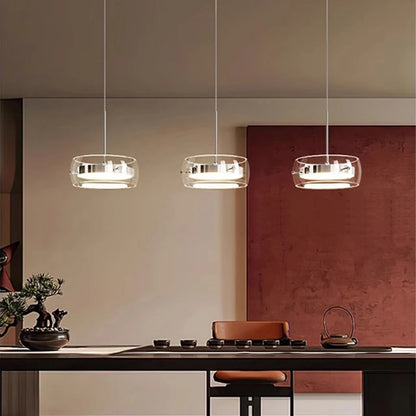 Multi Head Glass Pendant Light