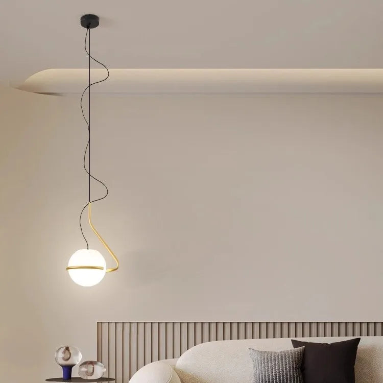 Italian Minimalist Globe Pendant Light