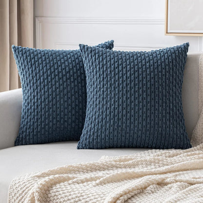 Boho Patchwork Corduroy Pillow Cover