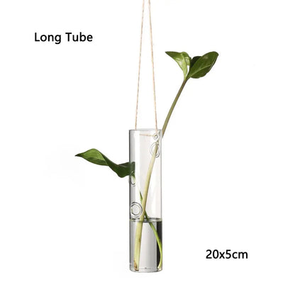 Glass Hanging Shape Hydroponic Vase