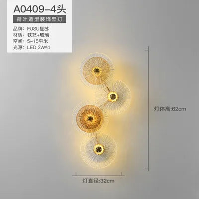 Nordic Round Glass Wall Sconce