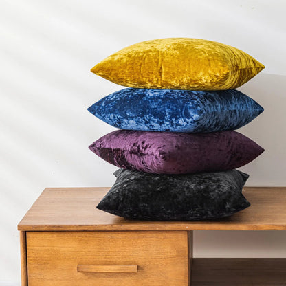 Velvet Throw Pillow Cover — styling detail