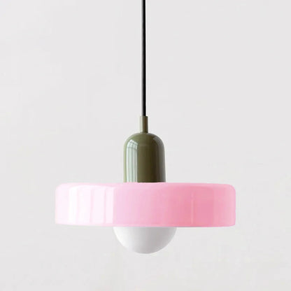 Nordic glass chandelier shade with its characteristic retro curve