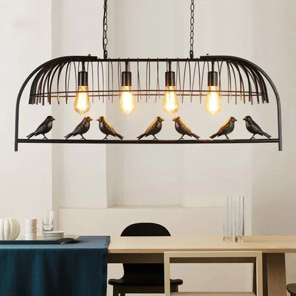 Iron Birdcage Pendant Light