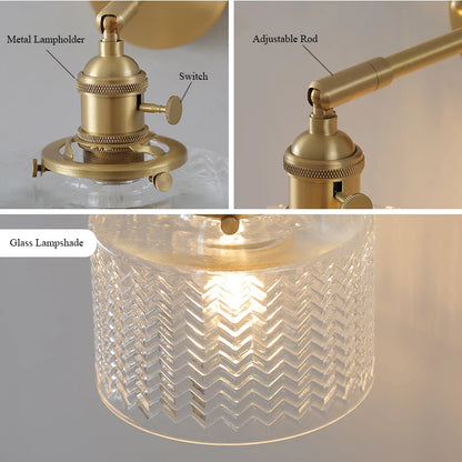 Nordic Glass Switch Wall Sconce