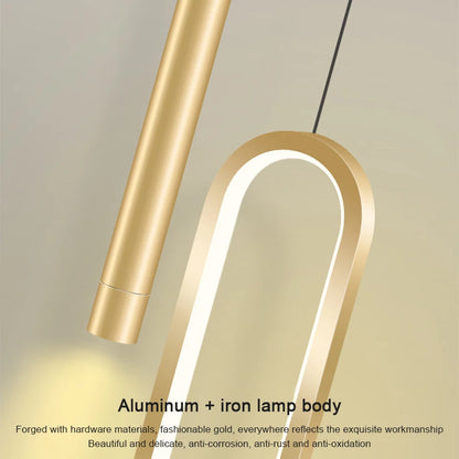 Iron Acrylic Bedside Pendant Light
