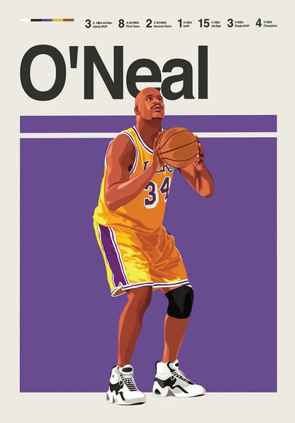 World Champion Basketball Player Poster Canvas Wall Art