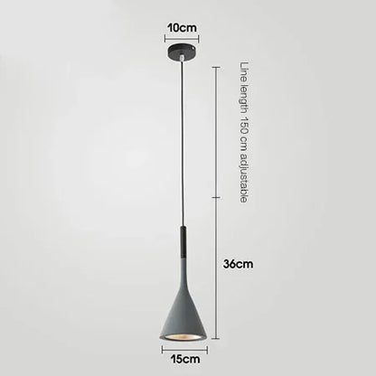 Colored Dome Pendant Light