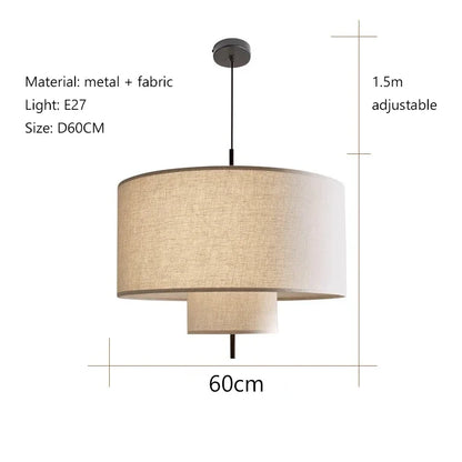 Pebble shade chandelier at 27.6 in diameter and 16.7 in height
