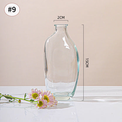 Brown Retro Glass Hydroponic Vase