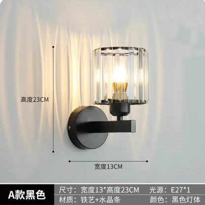 Nordic Postmodern Crystal Wall Sconce