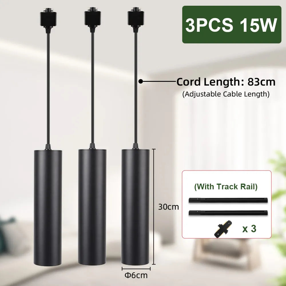 LED Track Pendant Light