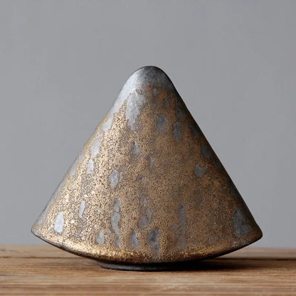 Rough pottery Zen ceramic vase tea ceremony tabletop décor