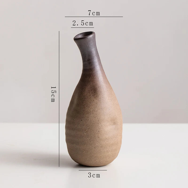 Stone Shape Ceramic Mini Vase Hydroponic Gift | Aurelia