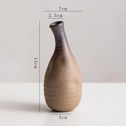 Stone Shape Ceramic Mini Vase Hydroponic Gift | Aurelia