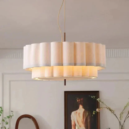 Wabi Sabi Drum Pendant Light