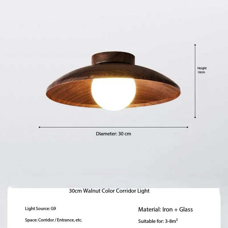 Wabi Sabi Wood Grain Pendant