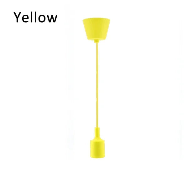 Colorful Silicone E27 Pendant