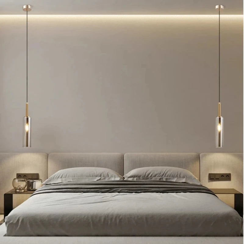 Nordic metal chandelier with three colour light switching option